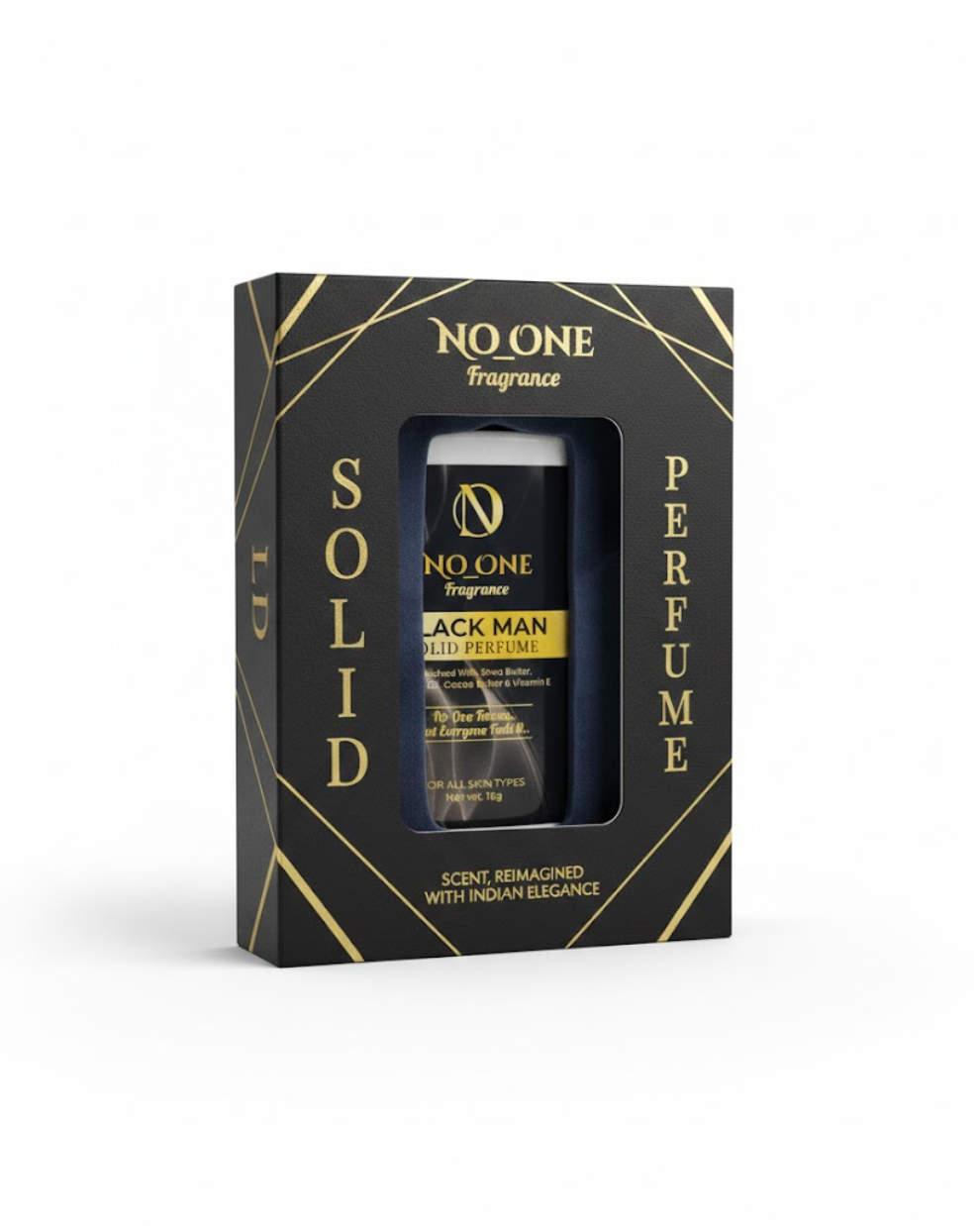 NO_ONE Fragrance – BLACK MAN Unisex Solid Perfume