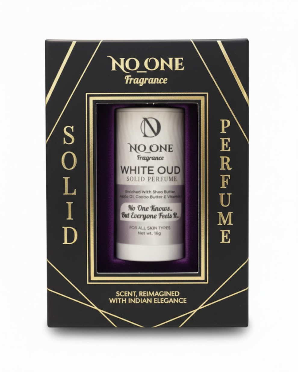 NO_ONE Fragrance – White Oud Unisex Solid Perfume