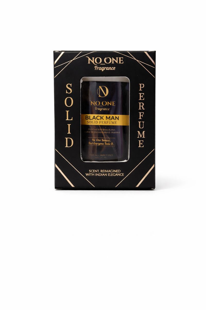 NO_ONE Fragrance – BLACK MAN Unisex Solid Perfume